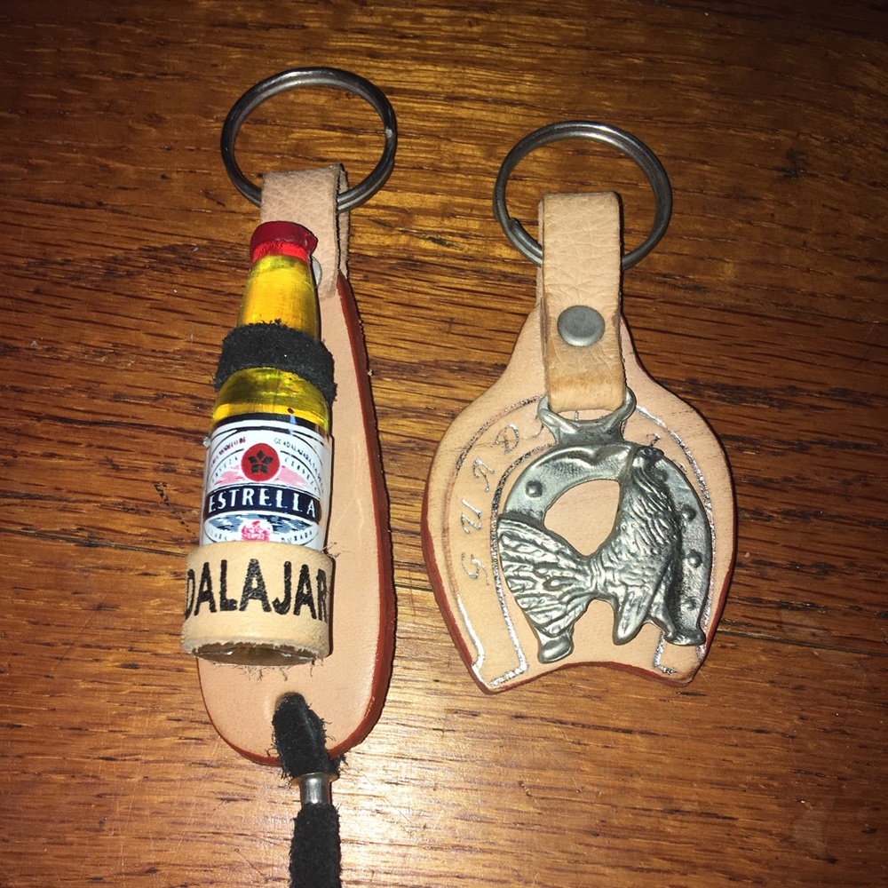 Genuine Leather Handmade Keychains